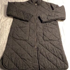 Z Supply Catharina Quilted Zip Jacket- Onyx